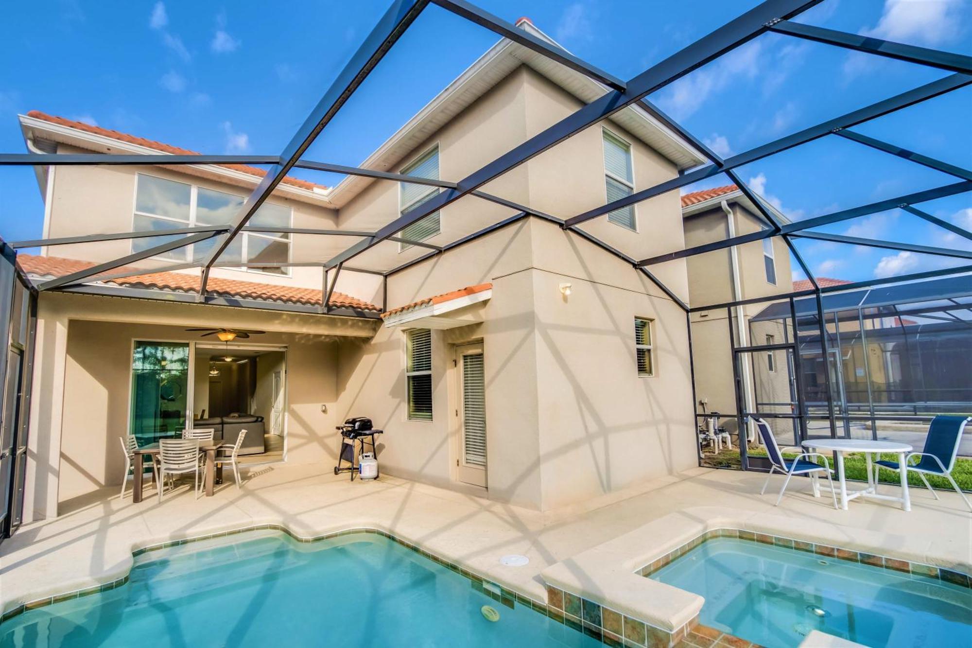 Near Disney - 5Br Home- Games Pool Hot Tub & Bbq Kissimmee Exterior foto